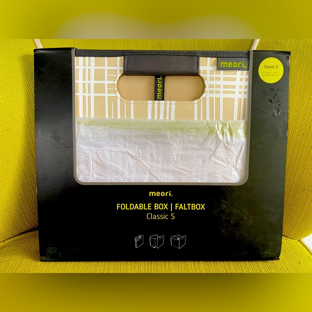 NWT Meori Classic Small Foldable Storage Box- Bamboo Beige